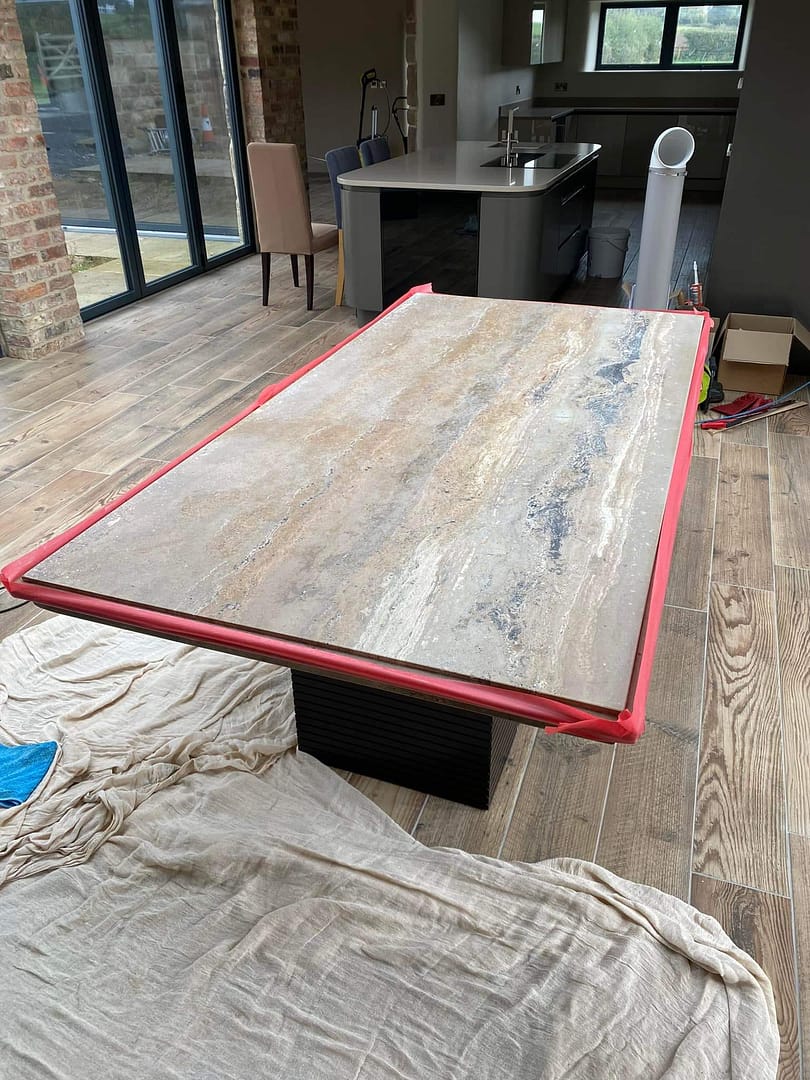 Travertine Table Restoration